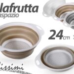 COLA FRUTTA SALVASPAZIO OVALE COLINO VERDURA Setaccio CHIUDIBILE PLASTICA 24 CM