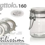 BARATTOLO ERMETICO BARATTOLO BARATTOLINO CUCINA AROMI SPEZIE SALE 160 ML