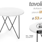 TAVOLO TAVOLINO CAFFè METALLO LEGNO SALOTTO GIARDINO MODERNO CLASSICO Ø53*45