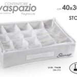 ORGANIZER CASSETTI CONTENITORE BOX ARMADIO CRAVATTE CALZINI ACCESSORI 40*30*10cm
