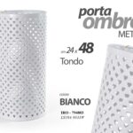 PORTA OMBRELLI CUORI METALLO CONTENITORE TRAFORATO Scolapioggia MODERNO 48*24cm