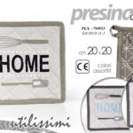 PRESINA DA FORNO CUCINA Barbecue COTONE CLASSICA MODERNA SCRITTE 20*20 cm