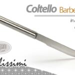 COLTELLO LUNGO BARBECUE ACCIAIO ATTREZZI COTTURA ARROSTO CARNE GRIGLIA CUCINA