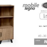 MOBILETTO MODERNO SCAFFALE ARMADIO SALOTTO BAGNO LIBRERIA TCC 40*30*H97