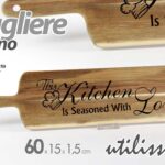 Tagliere vassoio bar ristorante aperitivo salumi formaggi legno acacia 60 cm