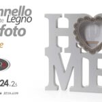 PORTAFOTO TAVOLO PARETE CORNICE HOME CUORE LEGNO FOTO MURO COLOR ASSOR 22*24cm
