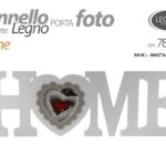 CORNICE PORTA FOTO 78*26*2 CM IN LEGNO HOME DELUXE STILE MODERNO DA TAVOLO