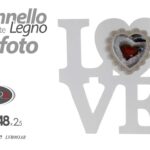 CORNICE PORTA FOTO 43*48*2,5 CM IN LEGNO LOVE STILE CLASSICO MODERNO  DA TAVOLO