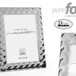 CORNICE PORTAFOTO DA TAVOLO MODERNA CLASSICA COL SILVER ARGENTO DELICAT 20*25