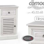 COMODINO ARMADIETTO ANTA CASSETTO CAMERA LETTO INGRESSO BAGNO ELEGAN 68*40*32cm