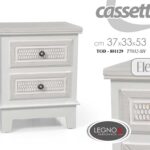 COMODINO CLASSICO 2 CASSETTTI Cassettiera CAMERA LETTO UFFICIO SALOTTO 37*33*H53