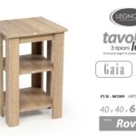 TAVOLINO BASSO CAFFè MODERNO SALOTTO CENTRO DIVANO ROVERE SGABELLO 40*40*H60CM