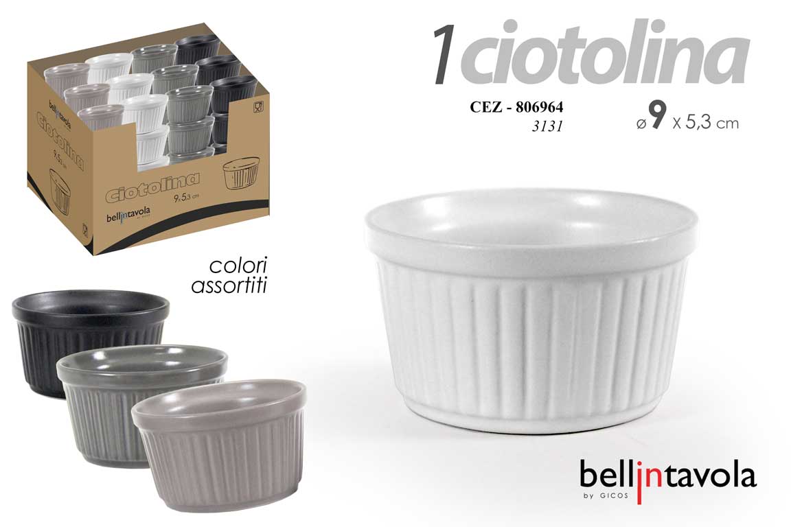 8025569806964 Ciotolina finger food antipasti ciotola salse design moderno ceramica ass 9x5,3 - immagine 1