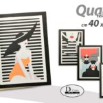 QUADRO STAMPA SU TELA MODERNO Canvas MODA Fashion DONNA STILE ASSOR 50*40CM