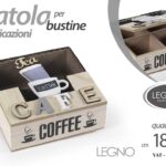 SCATOLA PORTA BUSTINE THE Tè TE TISANE TEA CIALDE SCATOLINA COFANETTO 18*7 cm