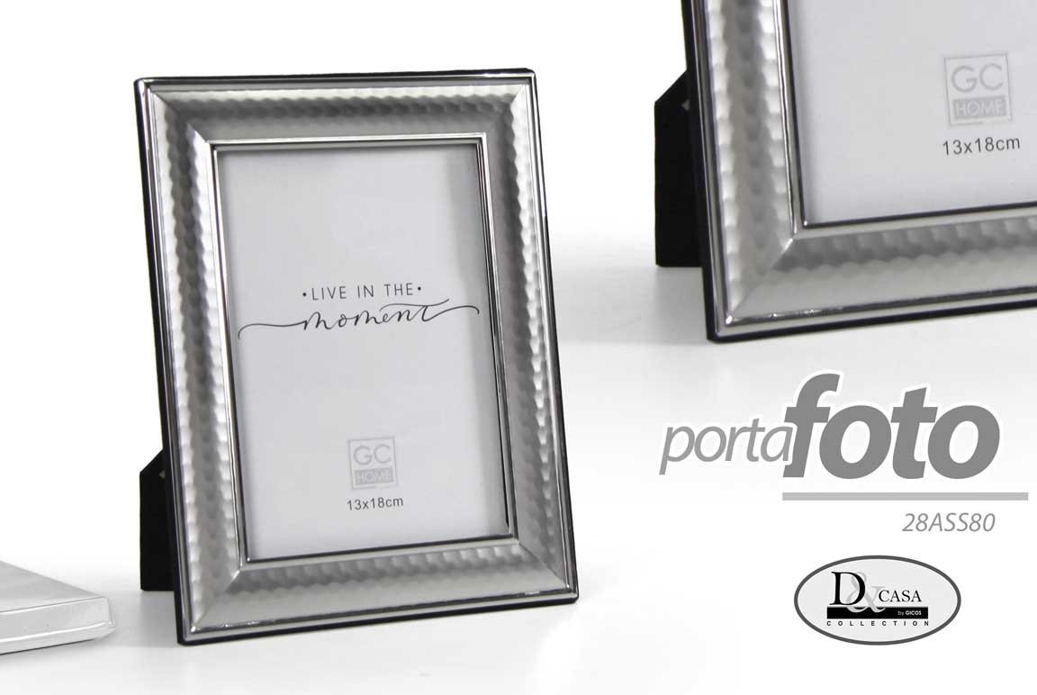 8025569810602 CORNICE PORTA FOTO 13*18 CM DECO DELUXE ARREDO CASA STILE MODERNO DA TAVOLO - immagine 1
