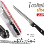 1 PEZZO COLTELLO DISOSO POSATA CUCINA  RISTORANTE 15CM LAMA INTERA  ACCIAIO