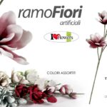 RAMO 4 FIORI FIORE STELO 104 CM DECORATIVO ARTIFICIALE PER FASCIO MAZZO COLOR