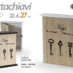 BACHECA CHIAVI Armadietto Portachiavi da Parete APPENDINO CASA VARI 27*22*6 cm