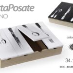 COFANETTO PORTA POSATE LEGNO CONTENITORE SCATOLA ORGANIZER CASSETTI ASS 34*24*6