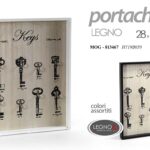 BACHECA CHIAVI da Parete Legno APPENDINO Portachiavi INGRESSO CASA UFFICIO 37*28