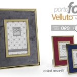 CORNICE PORTA FOTO 13*18 CM IN VELLUTO DELUXE DISEGN CLASSICO  MODERNO DA TAVOLO