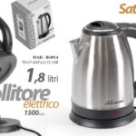 BOLLITORE ELETTRICO 1,8 LITRI ACCIAIO TISANE BOLLI SCALDA ACQUA CALDA MODERNO