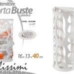 CONTENITORE PORTA BUSTE DA PARETE CASSETTO PENSILE PLASTICA BIANCO 40*16*13 CM