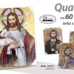 QUADRO PARETE TELA STAMPA SU LEGNO CASA UFFICIO NEGOZIO GESù BUON PASTORE 60*90