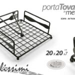 PORTATOVAGLIOLI DA TAVOLA METALLO CASA PIZZERIA RISTORANTE PUB MODERNO 20*7cm