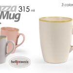 Tazza mug the latte tisana scandinavo moderna ceramica colorata ass 10 cm 315 ml