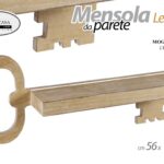 Mensola da Parete CHIAVE Pensile LEGNO MODERNO CLASSICO ASSORTITI 56*10*23 CM