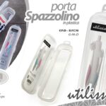 Portaspazzolino viaggio dentifricio custodia bagno organizer plastica 24 cm