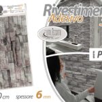 PANNELLO 3 D 77*70CM PIETRA SPESSORE 6MM PARETE ADESIVO Mattoni Piastrella Muro