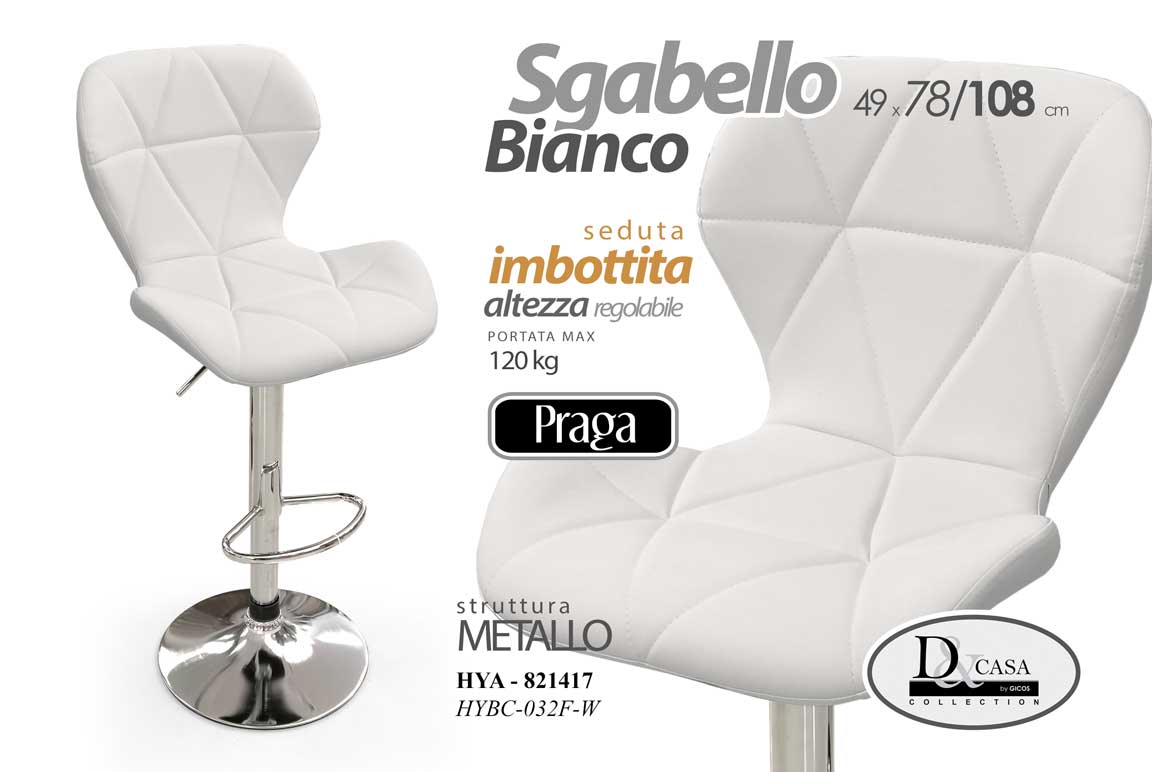 8025569821417 SGABELLO SGABELLO COMODO CASA UFFICIO NEGOZIO ROBUSTO MODERNO Regolabile - immagine 1