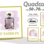 QUADRO STAMPA SU TELA Canvas LEGNO Fashion ELEGANZA MODERNO COLOR ASSOR 50*70 cm