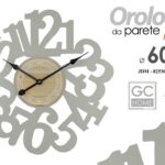 OROLOGIO DA PARETE TONDO LEGNO METALLO CLASSICO MODERNO DECO SIMPATIC 60*5 cm