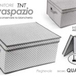 ORGANIZER VESTITI BIANCHERIA SCATOLA CONTENITORE SALVASPAZIO ARMADIO Q 60*50*35