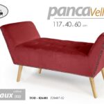 PANCA VELLUTO CLASSICA MODERNA BORDEAUX CAMERA LETTO INGRESSO SALOTTO 117*40*60