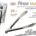 PINZA DA CUCINA CHEF BLOCK MOLLA PROF FRITTURA CUOCO RISTORANTE PESCE CARNE 23cm