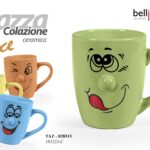 Tazza mug latte the tisana divertente ceramica emoction faccina facce 315 ml