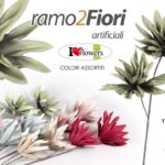RAMO 2 FIORI FIORE STELO 97 CM RAMETTO ARTIFICIALE PER FASCIO MAZZO COLOR
