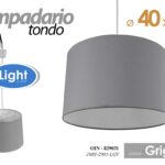 LAMPADARIO GRIGIO ROTONDO TELA TONDO SALOTTO CUCINA Lampada a Sospensione 40 cm