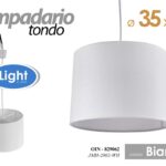 LAMPADARIO MODERNO TEL SALOTTO CUCINA Lampada Sospensione BIANCO TONDO E27 35cm