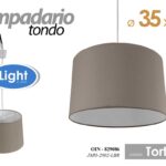 LAMPADARIO MODERNO TEL SALOTTO CUCINA Lampada Sospensione TORTORA TONDO E27 35cm