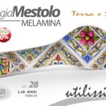 POGGIAMESTOLO POGGIA MESTOLO UTENSILI CUCINA FIORI MELAMINA TERRA E SOLE  28CM