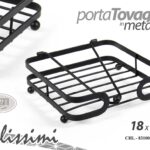 PORTATOVAGLIOLI DA TAVOLA METALLO CASA PIZZERIA RISTORANTE PUB MODERNO 18*5cm