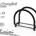 PORTATOVAGLIOLI DA TAVOLA METALLO NERO CASA PIZZERIA RISTORANTE PUB BAR MODERNO