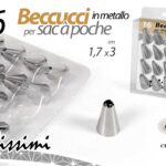 16 BECCUCCI PER SAC A' POCHE TASCA DOLCI Cup Cake Design Decorazione Torta
