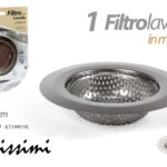 FILTRO LAVELLO CUCINA TAPPO CESTELLO SCARICO INTASA VALVOLA METALLO 11,5CM
